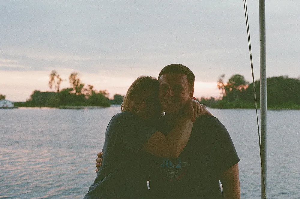 The couple together.